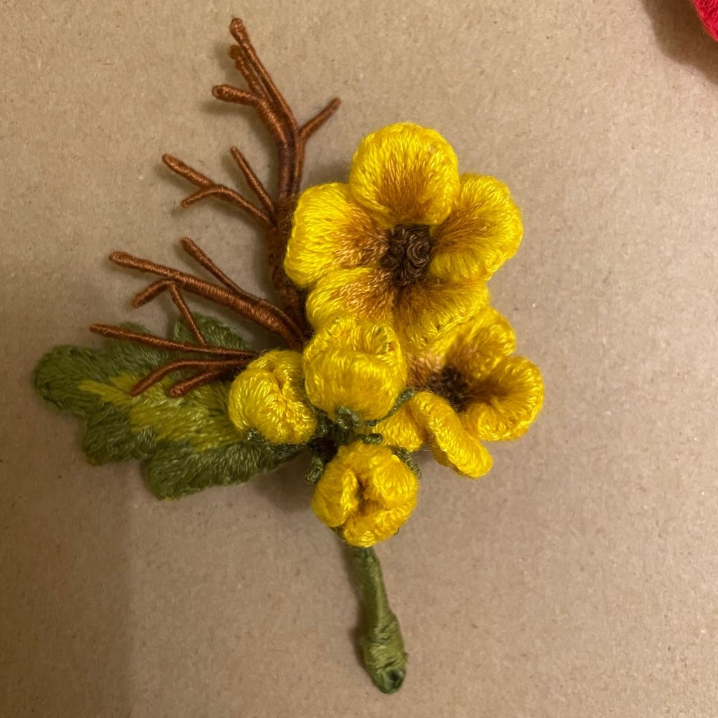 立體花刺繡工作坊