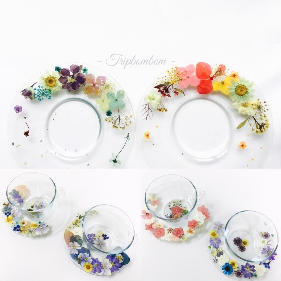 押花茶具